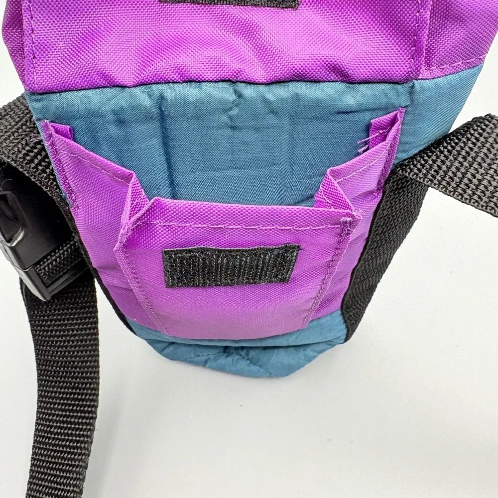 Vintage Coleman Purple Hip Waist Hiking Pack Water Bottle Holder Pocket 90's Y2K